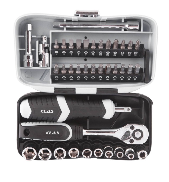 Coffret mixte cliquets et douilles CLAS ref. OS 1050